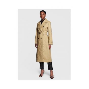 Trench dama  bej -
