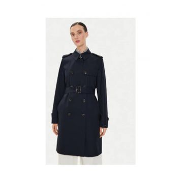Trenci dama -  bleumarin - 100% bumbac organic -