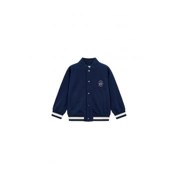 Geaca baieti -  55% poliester - 44% bumbac - 1% elastan - 45987 - Bleumarin