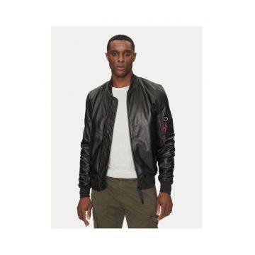 Geaca barbati -  305301574 - Piele naturala - Negru - Negru