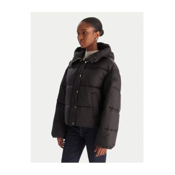 Geaca dama  negru - material de calitate