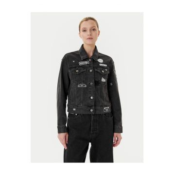 Geaca de blugi dama  gri - denim