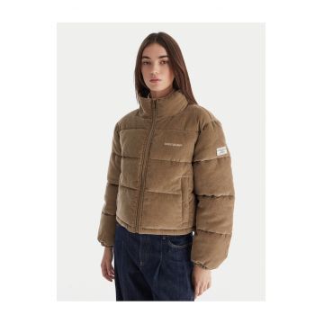 Geaca de iarna  bej - dama - material calduros -