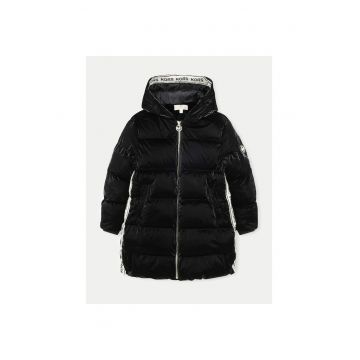 Geaca de iarna copii -  neagra - poliester -