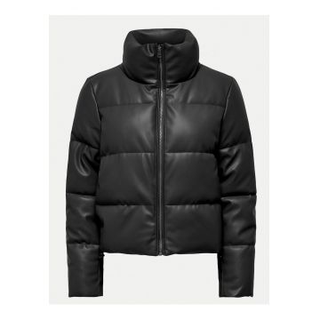 Geaca de iarna dama  15322016 - Piele sintetica - S INTL - Negru