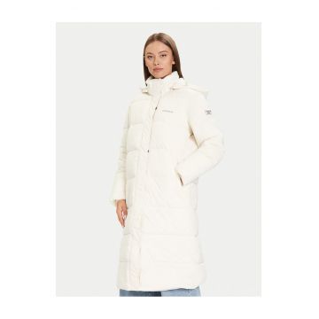 Geaca de iarna dama  bej - material calduros -