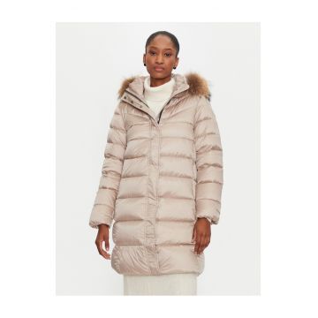 Geaca de puf de dama - hetrego - poliamida - 44 EU - bej -