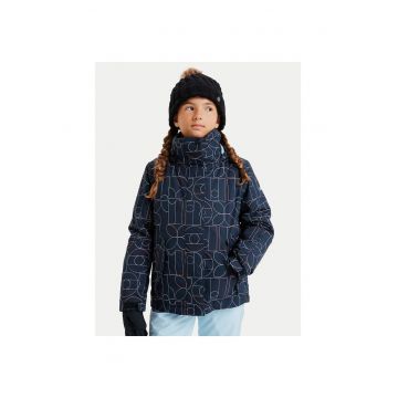 Geaca de schi fete -  bleumarin - poliester - fermoar - Bleumarin