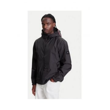 Geaca de tranzitie barbati -  neagra - 100% poliester reciclat -