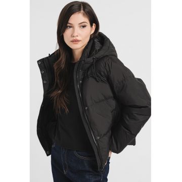 Geaca scurta bufanta Onlalice - Negru
