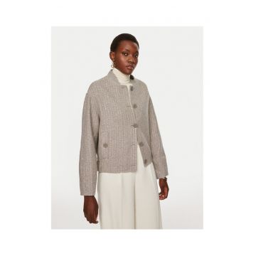 Jacheta bomber de dama  gri -