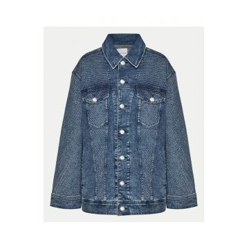 Jacheta de blugi de  bleumarin -