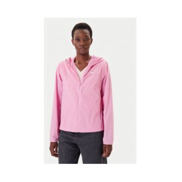 Jacheta de vant dama -  Roz - nailon reciclat -