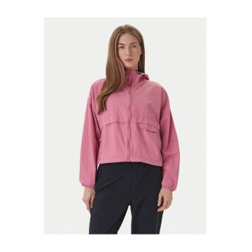 Jacheta de vant  roz pentru dama - Roz