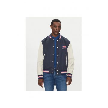 Jacheta sport barbati -  7006519 - poliester/bumbac - bleumarin/alb