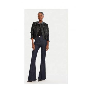 Jacketa biker din piele ecologica