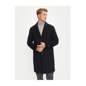 Palton pentru barbati -  bleumarin - lana