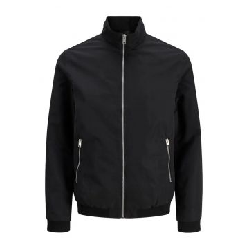 Plus Jacheta bomber - barbati big sizes - JJERUSH - Negru -