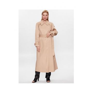Trench dama  bej - elegant -