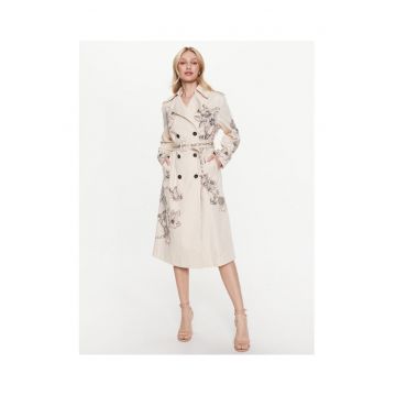 Trench dama  bej -