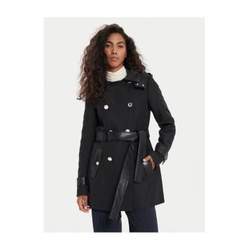 Trench dama  negru -