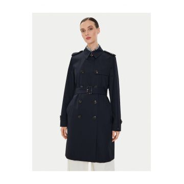 Trenci dama -  bleumarin - palton elegant