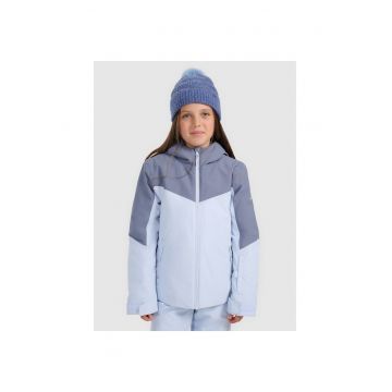 Geaca de schi  pentru fete - violet - membrana NeoDry 5000 - cu gluga - poliester -