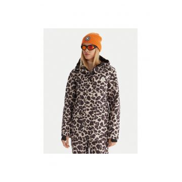 Geaca de ski dama  negru/bej