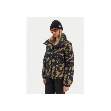 Geaca de ski dama  negru - maro