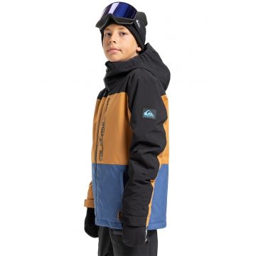 Geaca Side Hit Block Snowsports - Portocaliu/Albastru