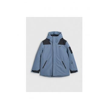 Geaca snowboard  baieti - membrana 8000 - bleumarin - poliester