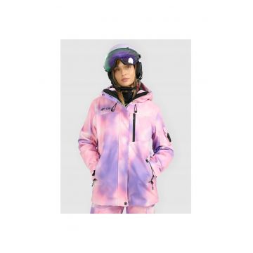Geaca snowboard dama  multicolor - poliester -