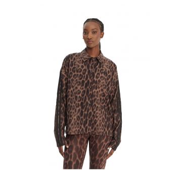 Jacheta dama -  lejer - maro - poliester reciclat -