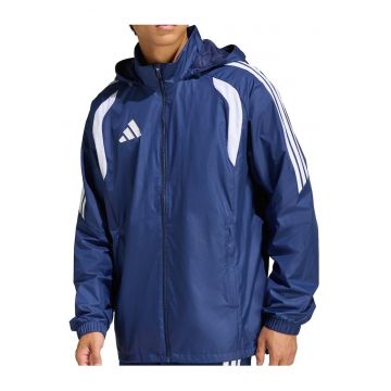 Jacheta de antrenament cu gluga  Tiro 26 Windbreaker - Bleumarin