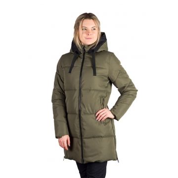 Jacheta scurta cu gluga Arya - Kaki -