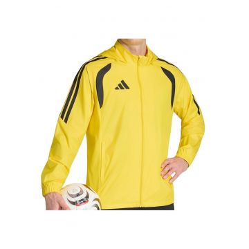 Jacheta sport cu gluga rezistenta la vant - Galben