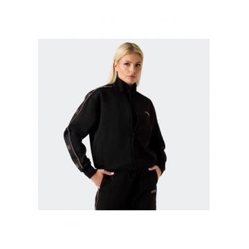 Jacheta sport dama  Octavia - neagra - marimea L - cu fermoar - maneci lungi