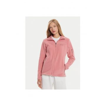 Jacheta sport dama -  poliester - roz - fermoar