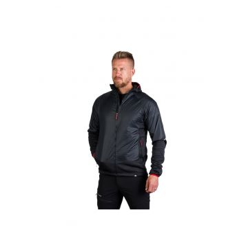 Men's hybrid jacket with active insulation CERVINO - Negru