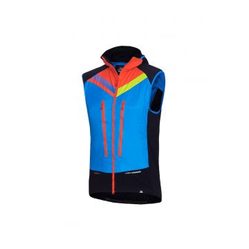 Men's ski-touring hybrid vest Polartec® Alpha® VHAN 2 - Negru/Albastru