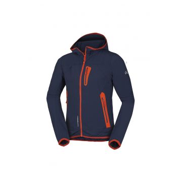 Men's softshell jacket active CASE - Bleumarin inchis