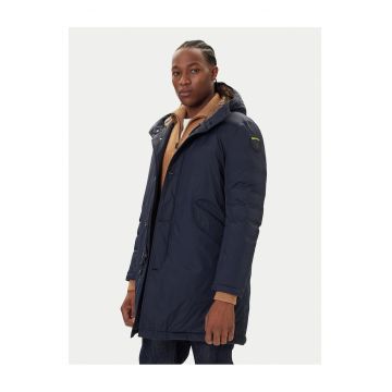 Parka barbati  bleumarin - geaca cu glugadwqfwq - Bleumarin