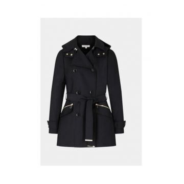 Trench dama -  303917296 - Poliester/Bumbac - Negru - Negru