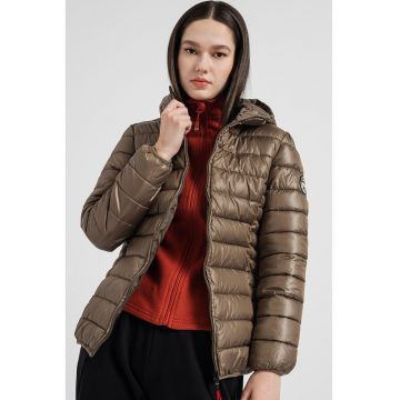 Geaca cu buzunare cu fermoar Ada - Verde sparanghel