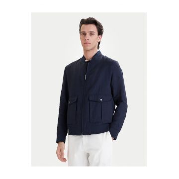 Geaca bomber barbati - Bleumarin