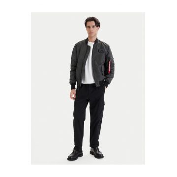 Geaca bomber Barbati -  Poliamida - gri