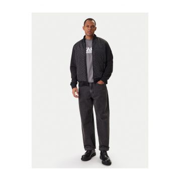 Geaca bomber Barbati - Poliester - Negru