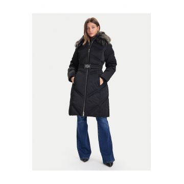 Geaca de iarna dama  negru - material rezistent -