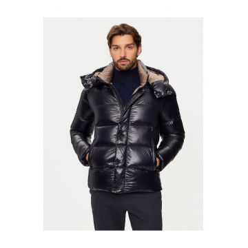 Geaca de puf barbati Hetrego - bleumarin