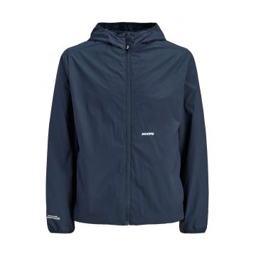 Geaca de vant barbati -  bleumarin - poliester reciclat